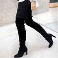 Women Faux Suede Women Over The Knee Boots