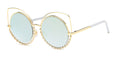 Luxury Cat Eye RunBird Diamond Sunglasses