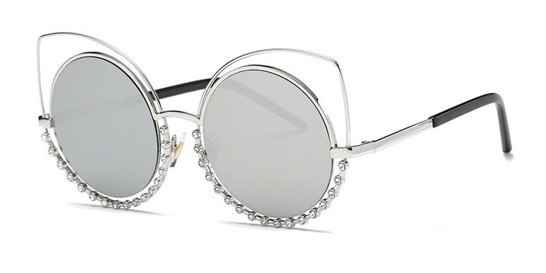 Luxury Cat Eye RunBird Diamond Sunglasses