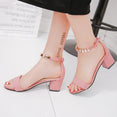 Square Open Toe String Style Sandals