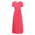 Long Polka Dot Plus Size Dress