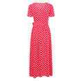 Long Polka Dot Plus Size Dress