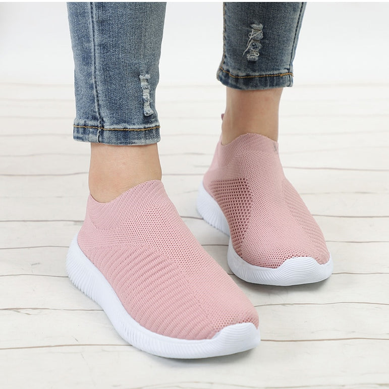 Casual Slip On Air Mesh Soft Shoes Women Sneaker