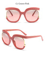 Luxury Oversized Square Gradient Sunglasses