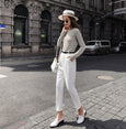 Casual Style High Waist Elegant Pants