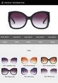 Luxury Oversized Shades Italy Sunglasses