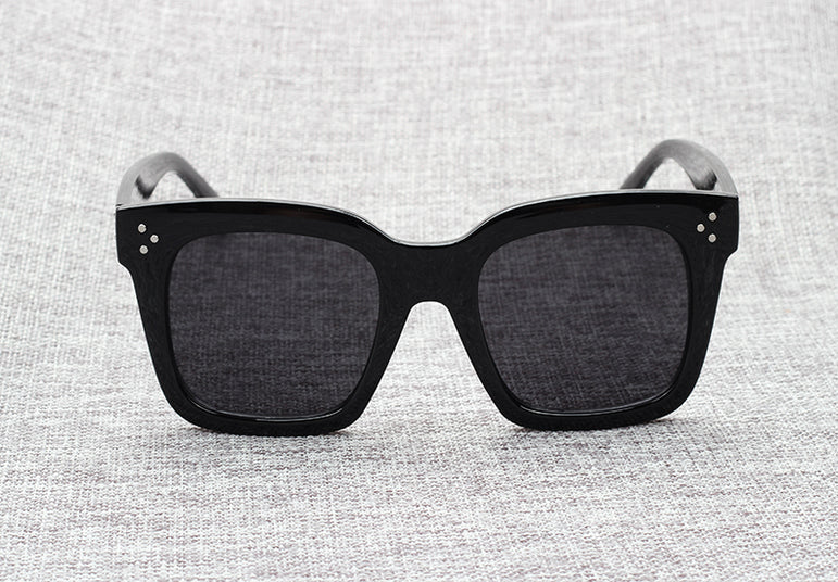 Square Three Dots Vintage Sunglasses