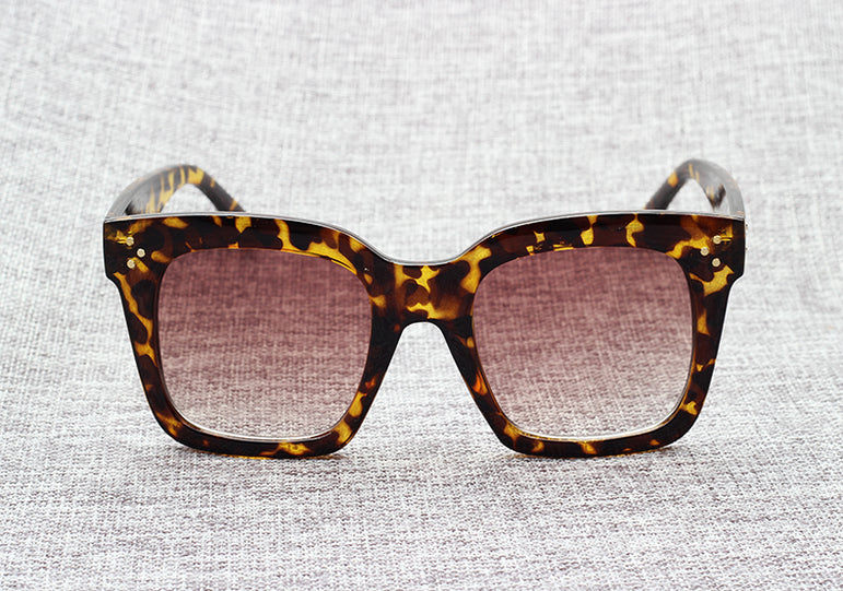 Square Three Dots Vintage Sunglasses