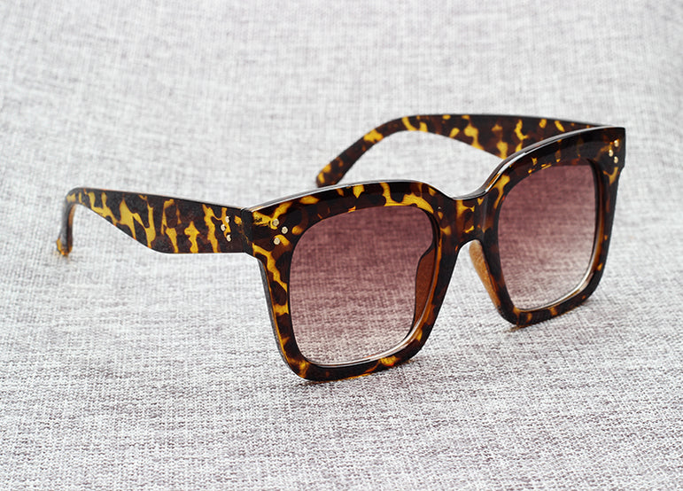 Square Three Dots Vintage Sunglasses