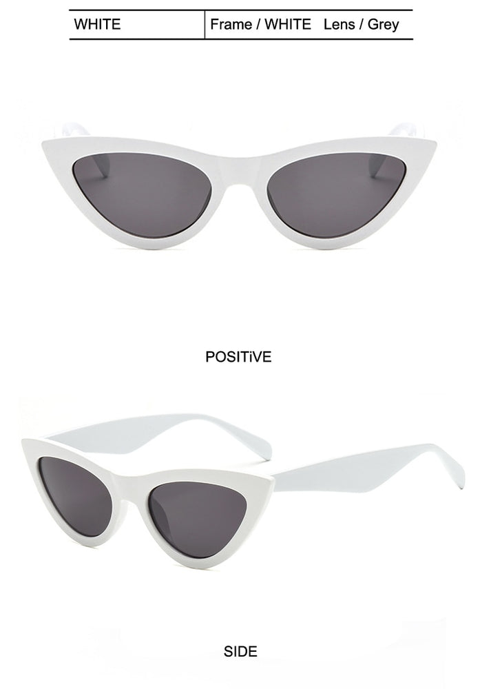 Elegant Gradient Vintage Cat Eye Sunglasses