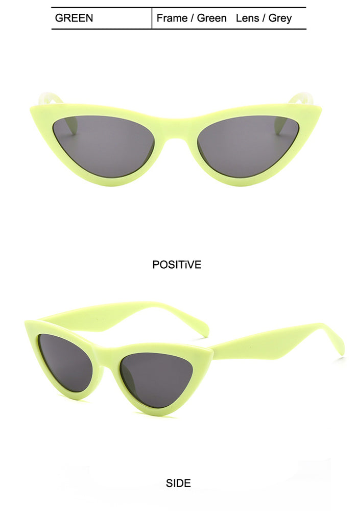 Elegant Gradient Vintage Cat Eye Sunglasses