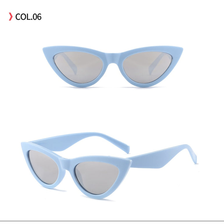 Elegant Gradient Vintage Cat Eye Sunglasses