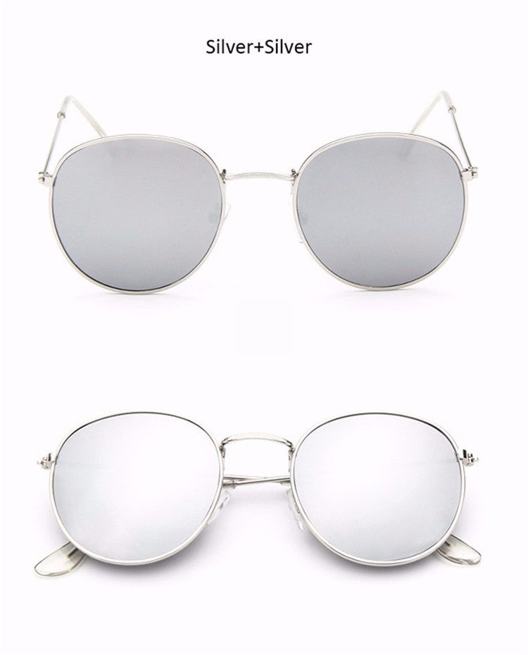 Retro Round Pilot Women Sunglasses