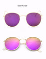 Retro Round Pilot Women Sunglasses