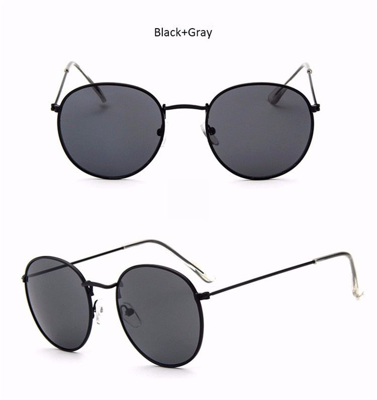 Retro Round Pilot Women Sunglasses