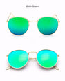 Retro Round Pilot Women Sunglasses