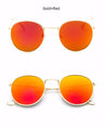 Retro Round Pilot Women Sunglasses