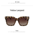 Square Vintage Women Big Frame Sunglasses