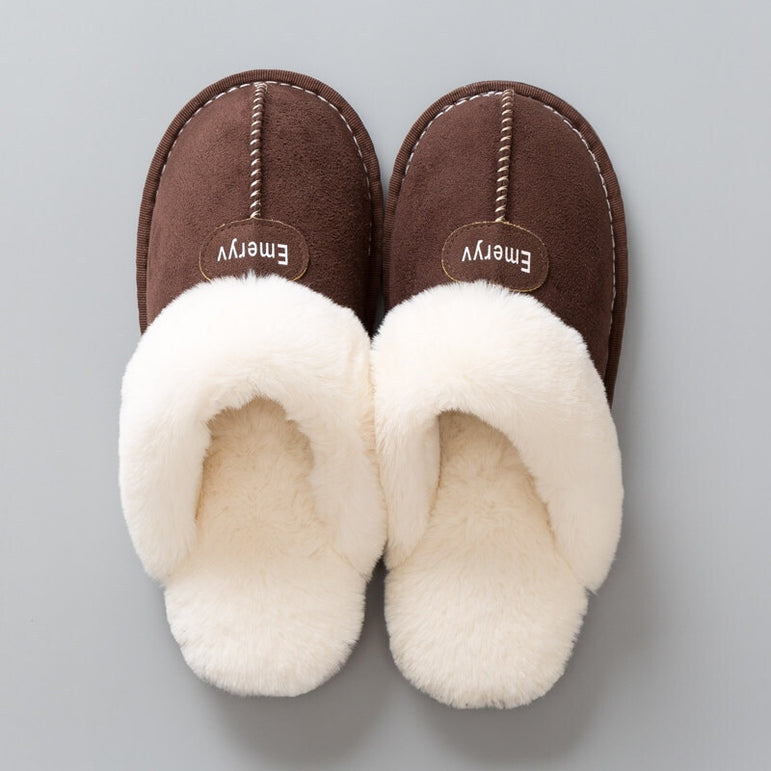 Plush Winter Warm Women House Slippers