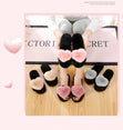 Love Heart Cotton Women Slippers