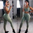 High Waist Fitness Camo Workout Set