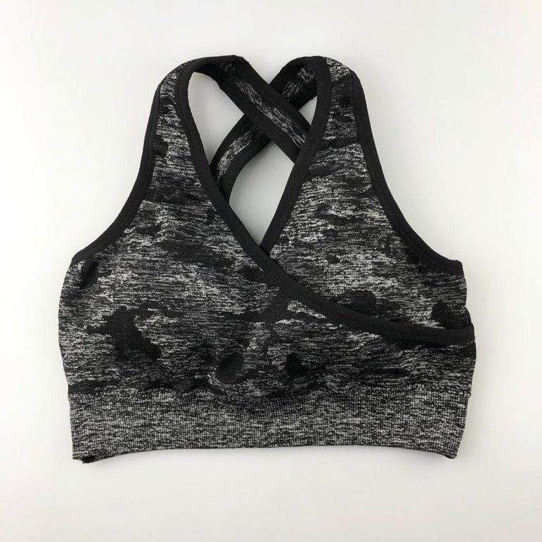 High Waist Fitness Camo Workout Set