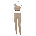 Camouflage Crop top Women Breathable Slim Set