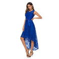 Party Women Lace Party Round Neck Sleeveless Dress