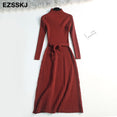 Long Sleeve Winter Maxi Sweater Dress