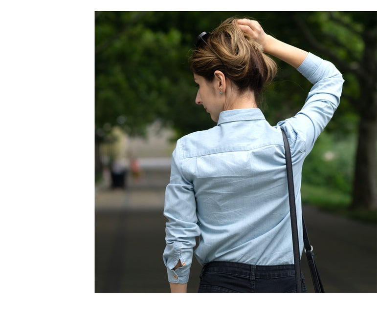 Elegant Clothing Women Denim Blouses