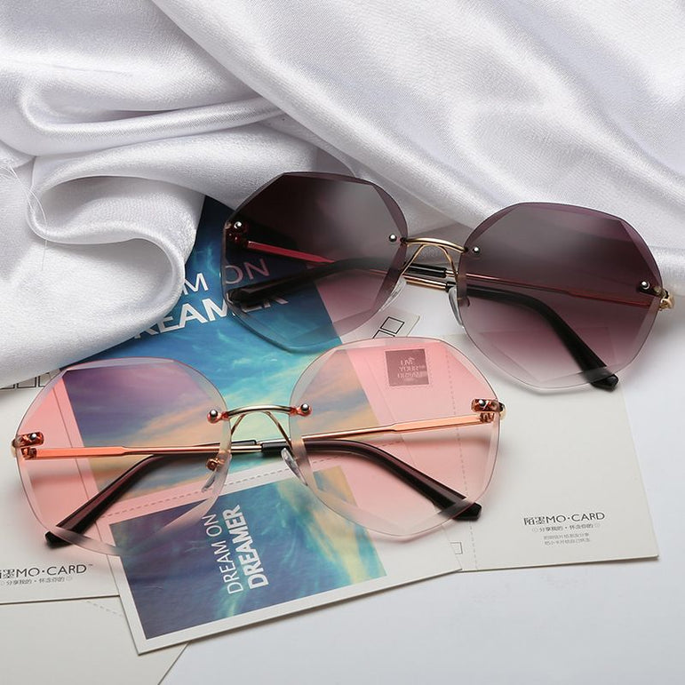 Polygon Shaped Hexagon Sun Glasses