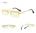 Rimless Retro Shades Small Sunglasses