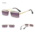 Rimless Retro Shades Small Sunglasses