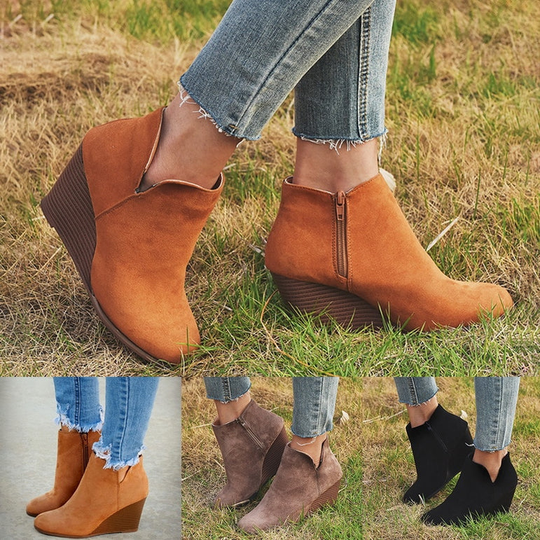 Pointed Toe Booties Winter Women Ankle Boots