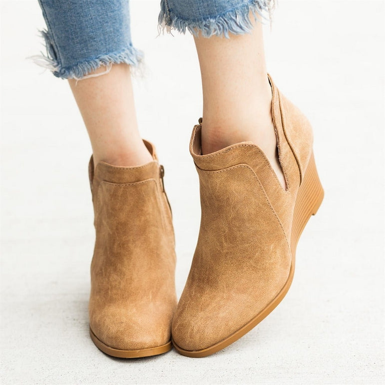 Pointed Toe Booties Winter Women Ankle Boots