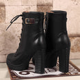 Super High Heel Platform Lady Ankle Boot