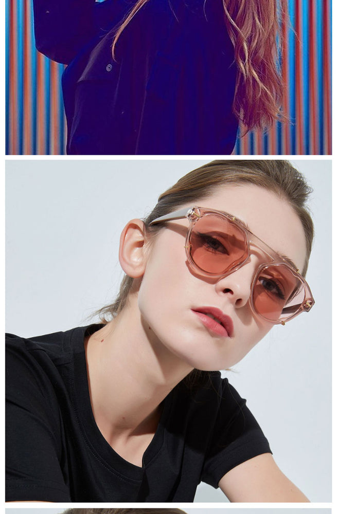 Retro Big Cat Eye Oversized Sunglasses