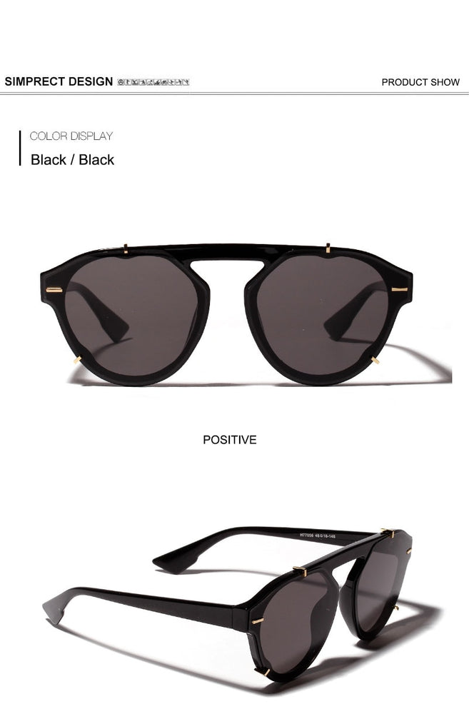 Retro Big Cat Eye Oversized Sunglasses