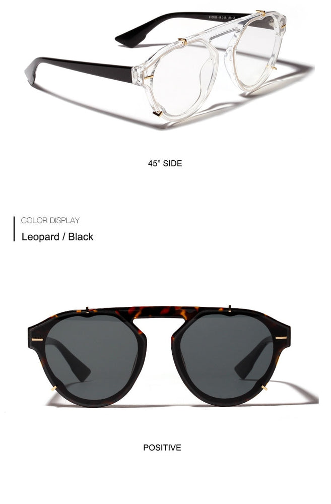 Retro Big Cat Eye Oversized Sunglasses