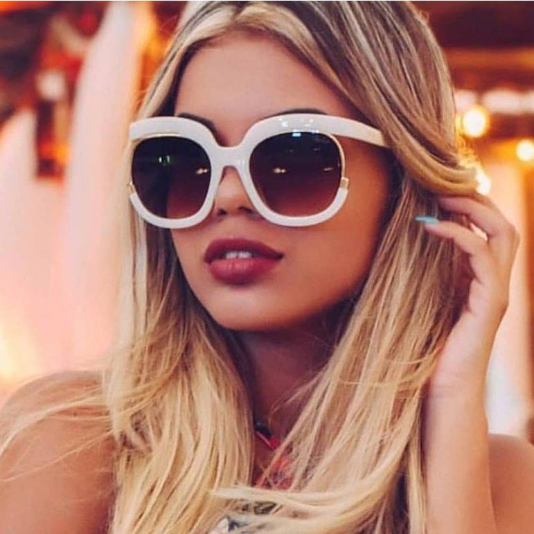 Luxury Oversized Square Gradient Sunglasses