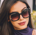 Luxury Oversized Square Gradient Sunglasses