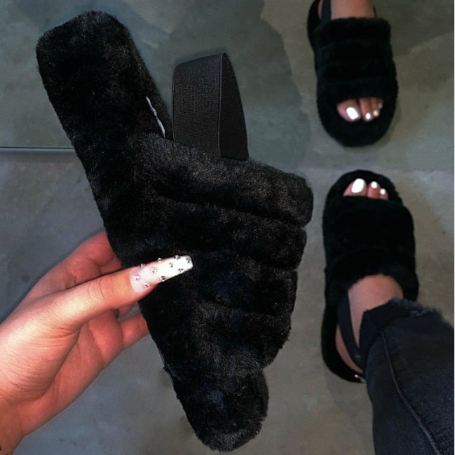 Indoor plush Comfortable Slippers