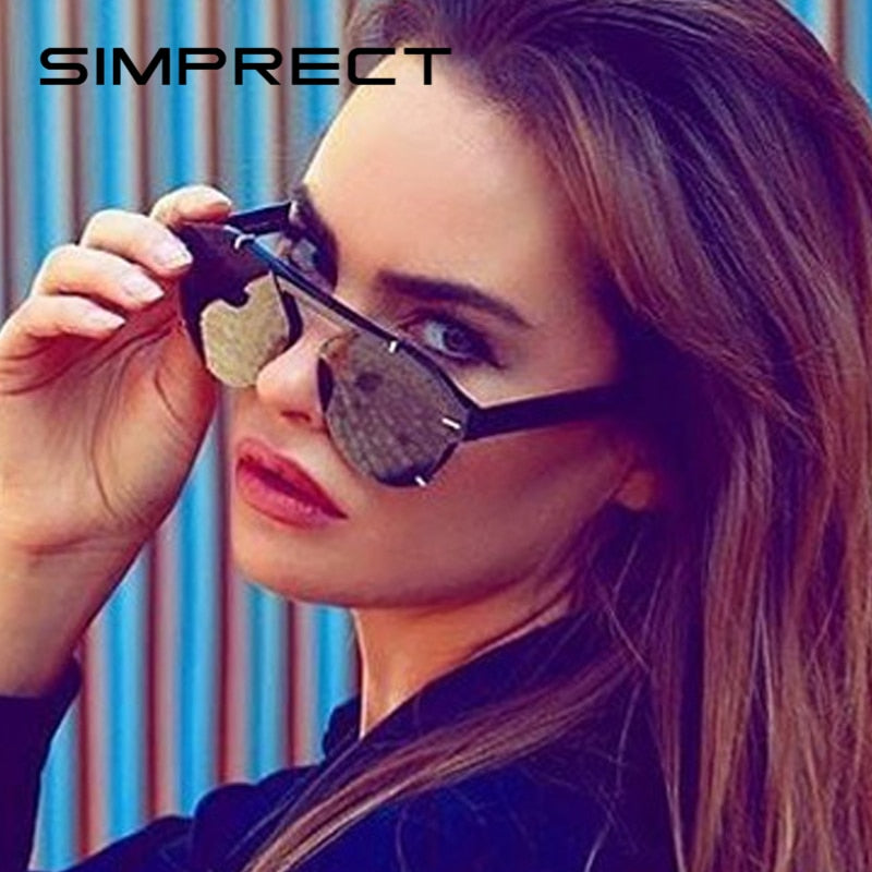 Retro Big Cat Eye Oversized Sunglasses