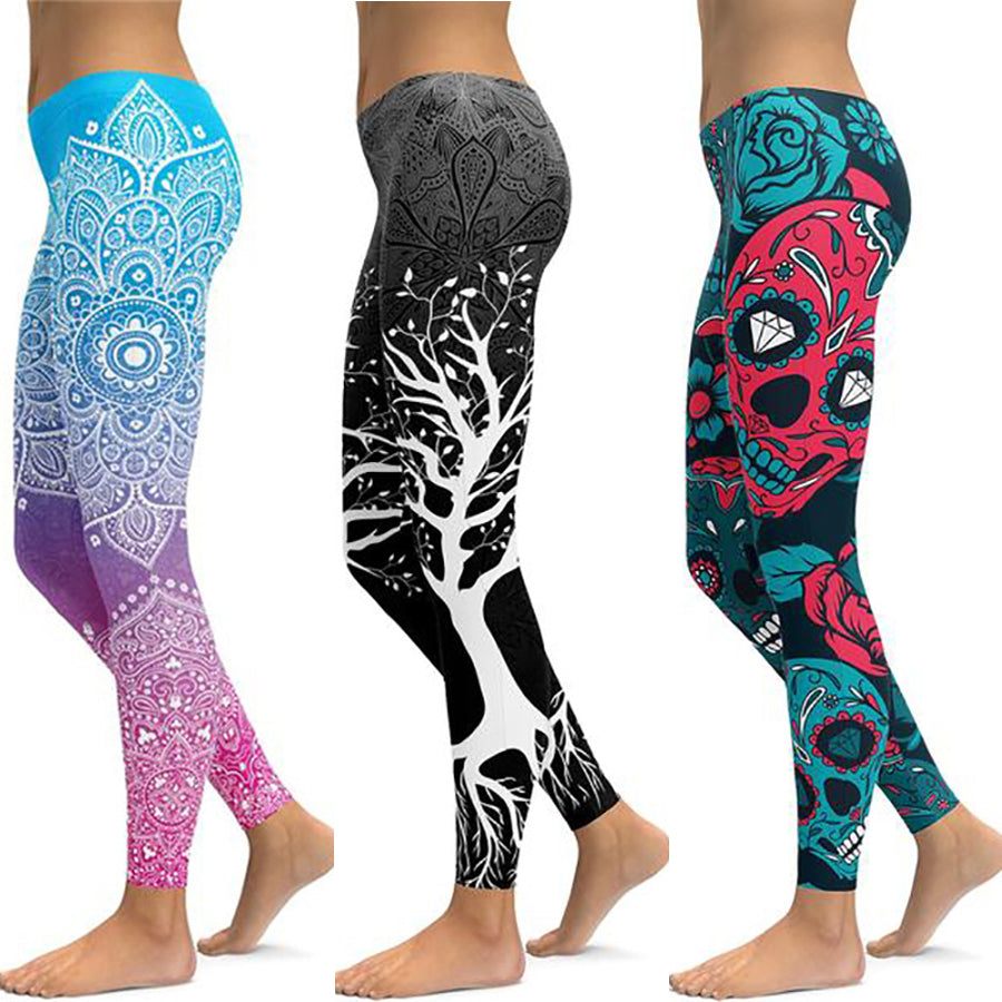 Print Yoga Women Unique Fitness Leggings