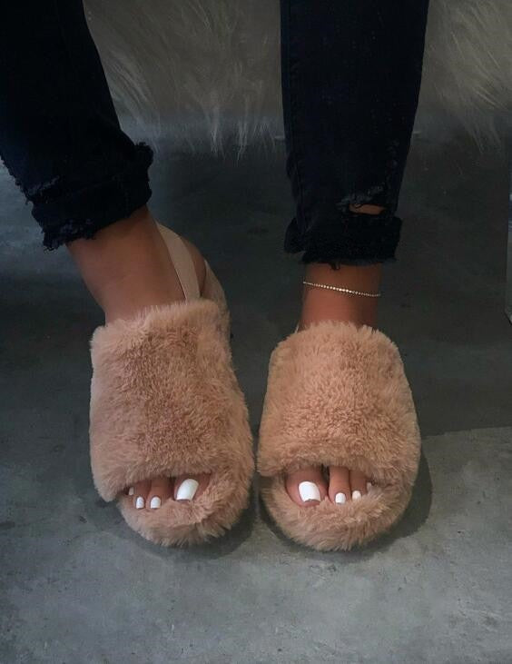 Indoor plush Comfortable Slippers