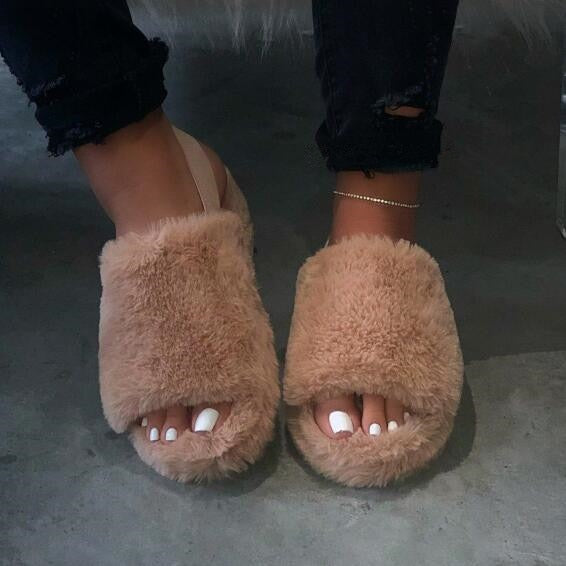 Indoor plush Comfortable Slippers