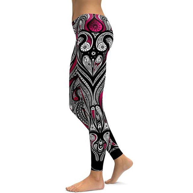 Print Yoga Women Unique Fitness Leggings