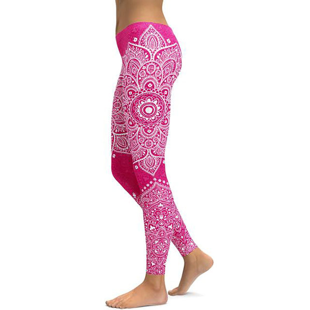 Print Yoga Women Unique Fitness Leggings