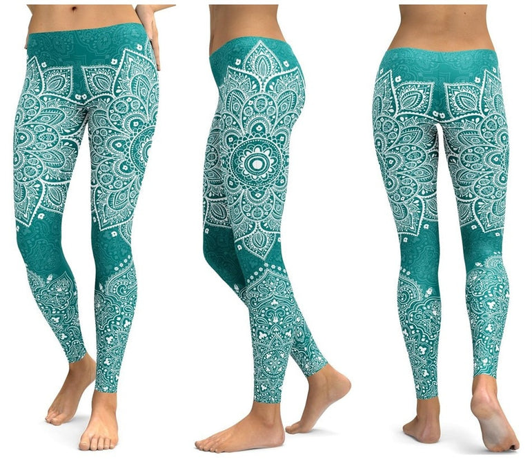 Print Yoga Women Unique Fitness Leggings