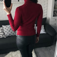 Spring Knitted Turtleneck Casual Pullovers